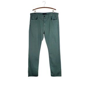 J Brand Kane Jeans Pine Green Garment Dyed Mens Size 38 x 34.5